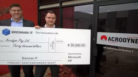 Brennan IT hands over $30k tech fund to client