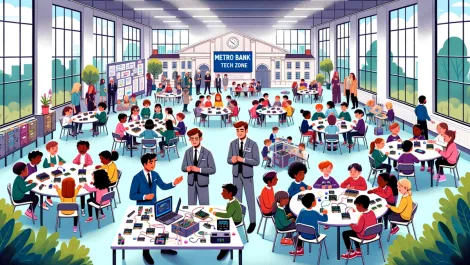 Metro Bank's 'Kids Play' initiative fosters tech skills in deprived London children