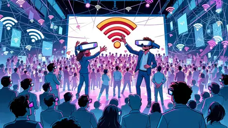 Meta's demo didn't crash, the Wi-Fi did