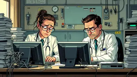 Outdated NHS technology blamed for burnout & patient safety risks
