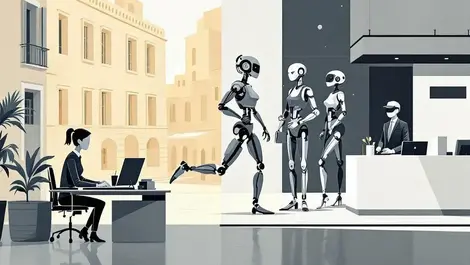 Malta tops AI automation risk list in service jobs