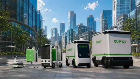 Neolix & QuikBot team up on Singapore delivery test